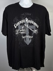 Counts Kustoms Las Vegas T Shirt Mens 3XL Distressed Motorcycle Logo