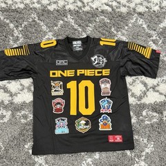 DIM MAK X ONE PIECE – Straw hat crew JERSEY BLACK YELLOW SIZE S