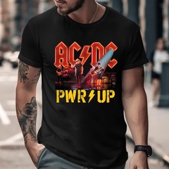 ACDC Shirts, ACDC PWR Up Tour Pop Up North America 2026 Tour T-Shirt
