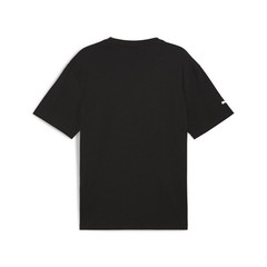 PUMA F1 Neon Energy Graphic Crew Neck Short Sleeve T-Shirt Mens Black Casual Top
