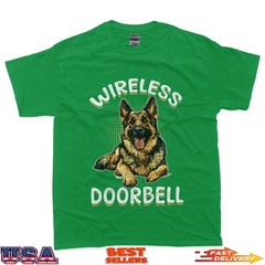 German Shepherd Dog Breed Wireless Doorbell T-Shirt