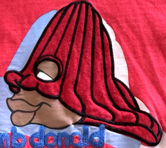 Rare Y2K Platinum FUBU 19107 Fat Albert DUMB DONALD XL Men’s Short Sleeve Shirt