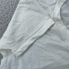 Vintage Sears Blank White V Neck Shirt Mens XS/S Undershirt Combed Cotton Tee