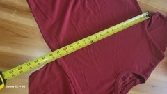 Weston Jon Boucher Shirt Mens S small Burgundy New Short Sleeve Crew Neck