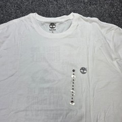 Timberland Rugged and Durable Graphic T-Shirt Men’s Size XL White Outdoors NWT