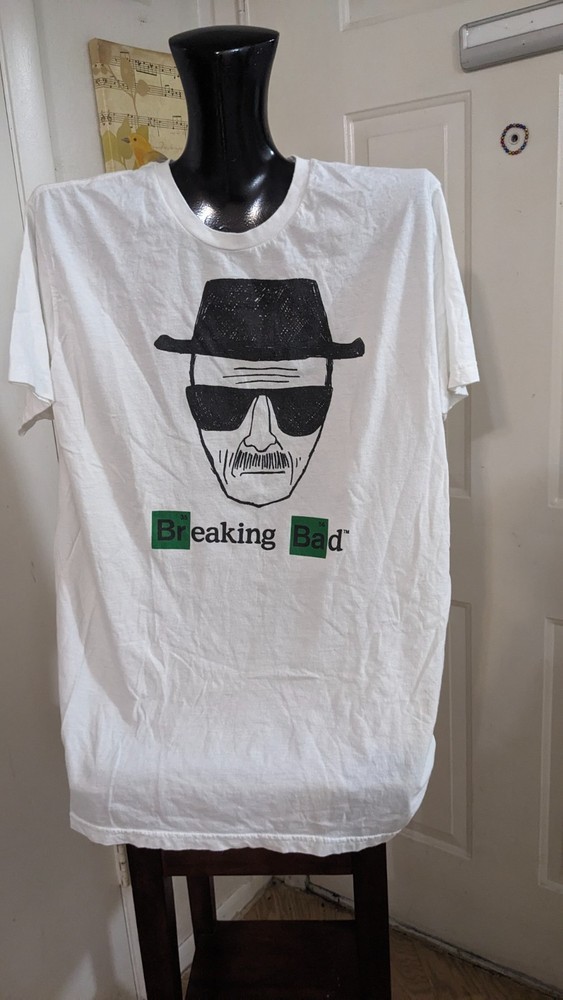 Breaking Bad Mens T-Shirt Sketch Walter White Heisenberg Men’s Size XL 2014