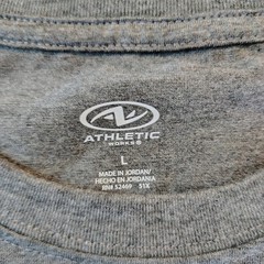 Athletic Works Mens Tri-Blend Moisture Wicking T-Shirt Charcoal Grey Lot of 6 L