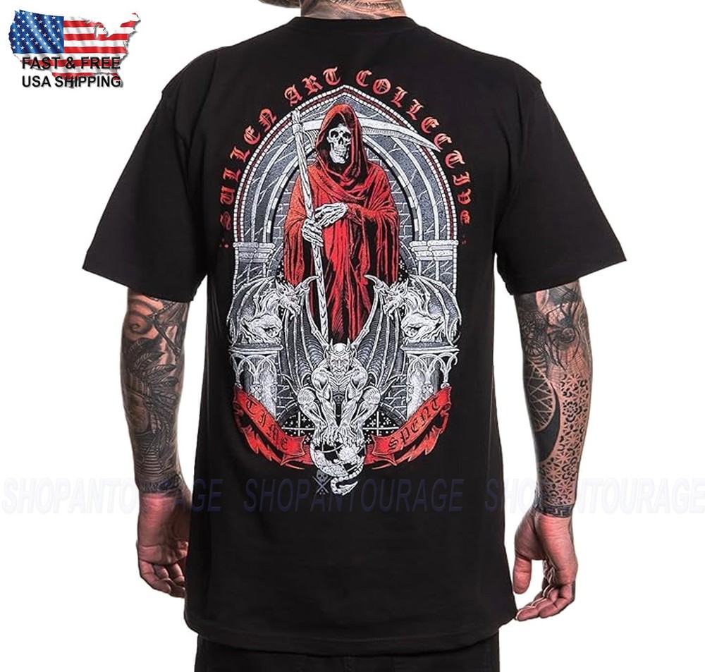 Sullen Art Collective Time Spent Standard Fit SCM6986 Short Sleeve Men`s T-shirt