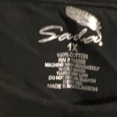 Man’s Sada 1xL black shirt