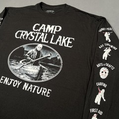 Friday the 13th Camp Crystal Lake Long Sleeve T-Shirt Men’s Medium Jason