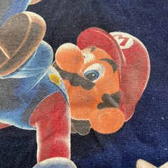 VTG Super Mario Galaxy Shirt Y2K ’07 Nintendo Video Game Promo Graphic T Shirt M