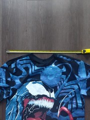 Marvel Comics Venom / Front All Over Print Graphic T-Shirt Adult Size Medium