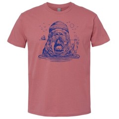 Walrus T Shirt Cool Walrus Shirt for Men Women Vintage Nautical Beach Theme Tee