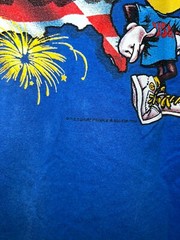 Vintage Walmart Shirt The Spirit Of America Smiley Graphic Blue Tee Gildan XL