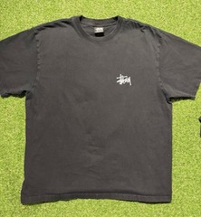 Authentic Stussy Shirt Melting Dice Tshirt Size Large Double Sided Streetwear