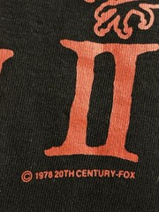 Vintage The Omen 2 Promo Tee Large (fits medium) Irregular Horror Single Stitch