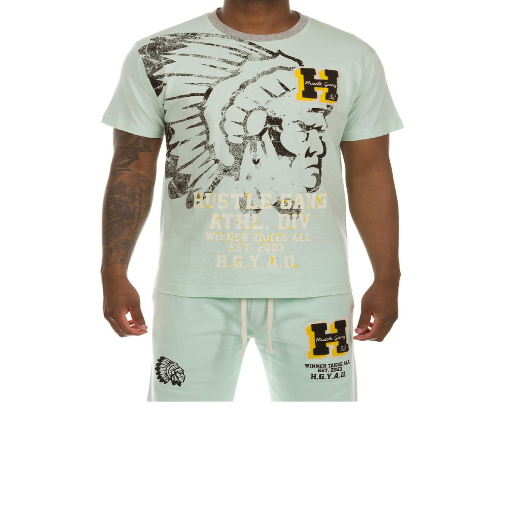 HUSTLE GANG “Touch Down” Knit (Honeydew)
