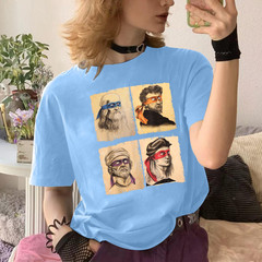 Humor Italian Artists T Shirt for Turtles Art Lovers T-Shirt