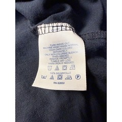 Lands End Mens Super-T Short Sleeve Cotton Crewneck T-Shirt Charcoal Gray Size M