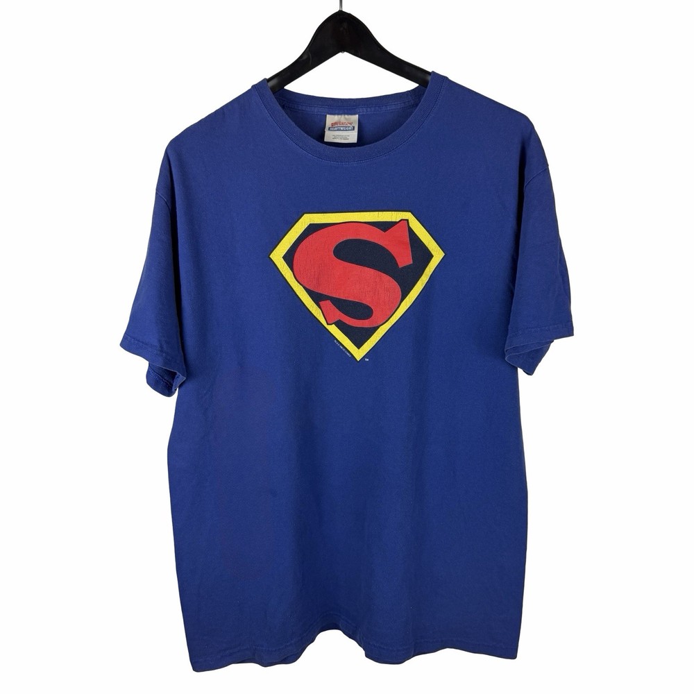 Vintage 1998 Graphitti DC Comics Superman Superhero Promo Shirt Size L