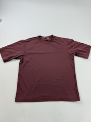 Uniqlo U Shirt Mens Medium Purple AIRism Relaxed Fit Cotton Tee Lightweight