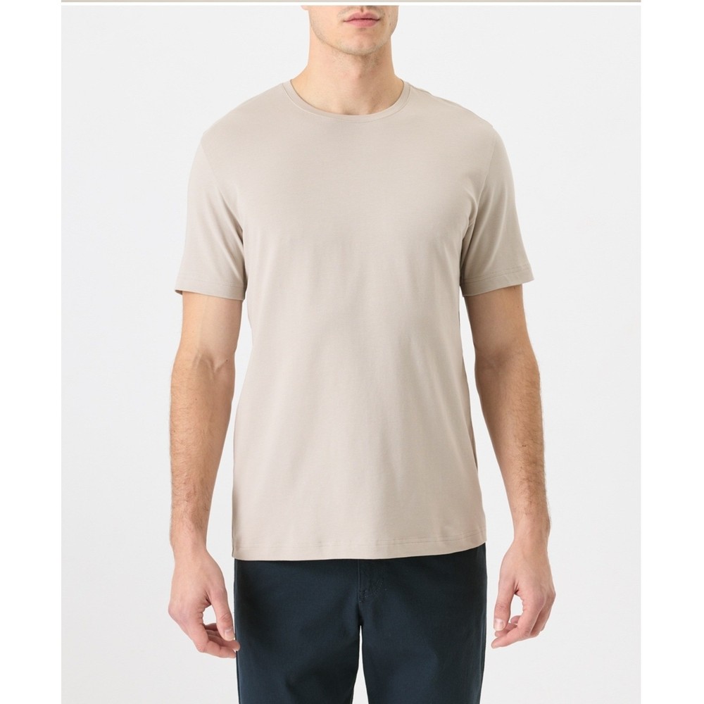 Pact Lux Essential Classic Fit Large 100% Organic Cotton Nickel Grey Crew Neck