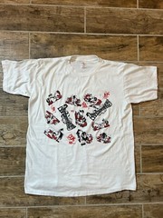 Vintage Fashion Victim Style 90s Skeleton Chicken Sex Positions Shirt XL Rare