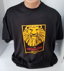 DISNEY 2013 Broadway on Tour LION KING Large Graphic Cotton Tee T-shirt Adult XL