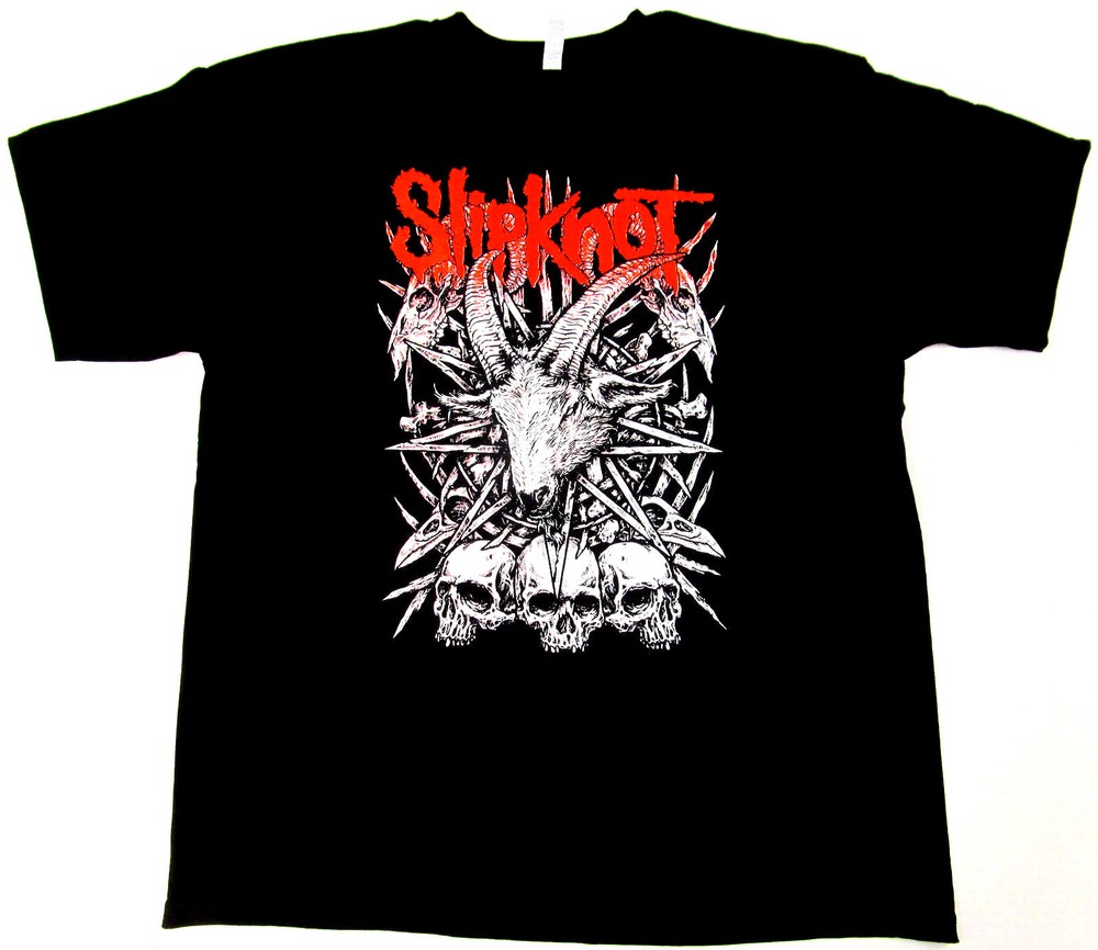 SLIPKNOT T-shirt Heavy Metal Band Tee Men’s 100% Cotton Black New