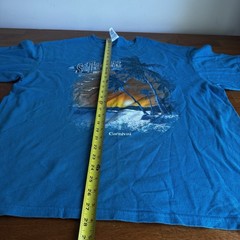 St. Thomas Carnival Cruise Line T-Shirt Adult Men’s Size Xl Blue Cotton