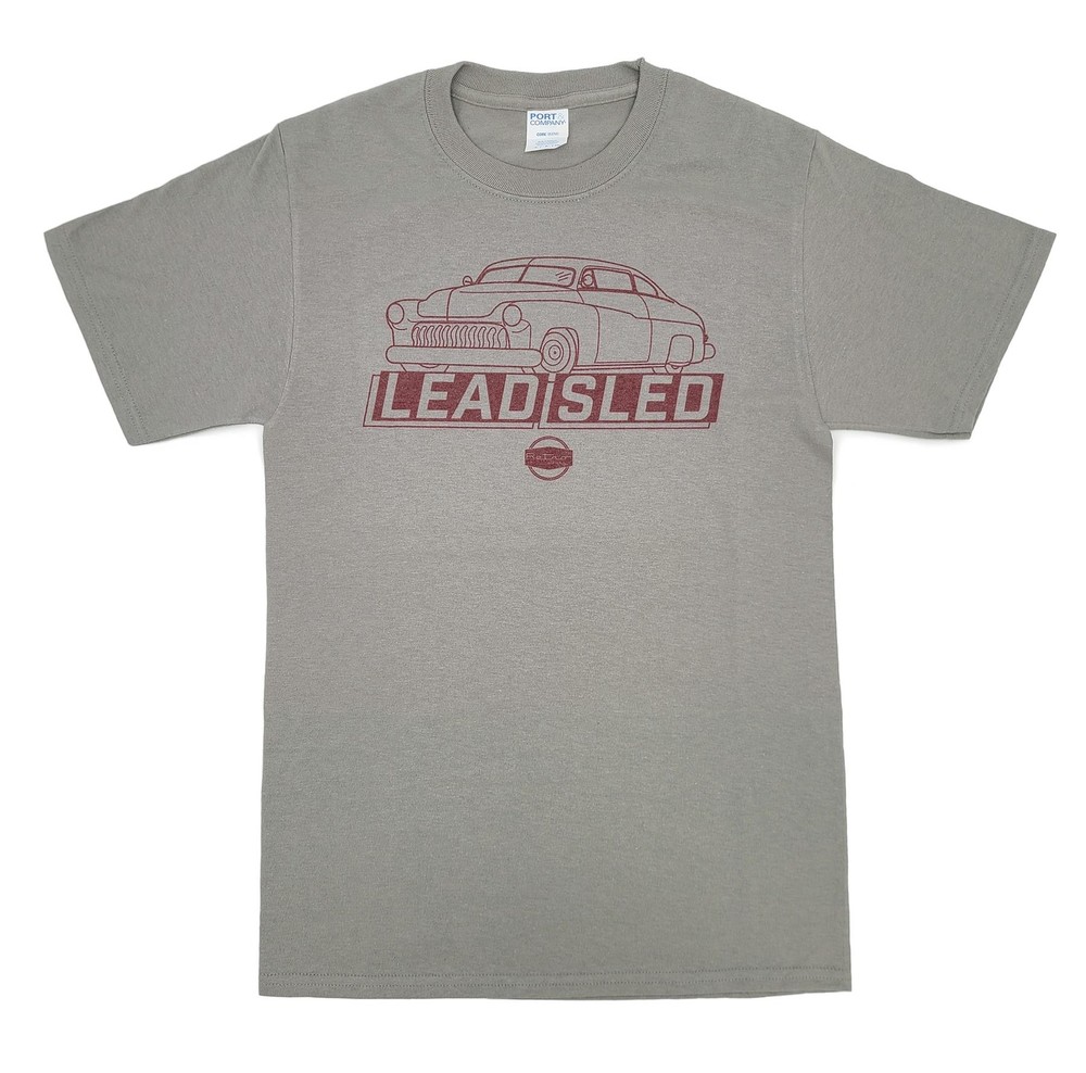 New Retro Hobby Lead Sled Men’s T-Shirt Medium Gray, Various Sizes
