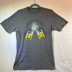 goodbye feelings drinking shirt size small the chive tees gray