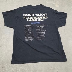 Dwight Yoakam Mavericks The Cosmic Roundup & Rodeo Tour Black Tee Shirt XL 2005