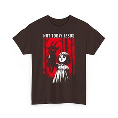 Not Today Jesus Funny Gothic Dark Art Creepy Cute Pastel Goth Tee Unisex T-Shirt