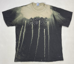 ACDC Back In Black 2007Graphic T-shirt Men Large Tie Dye Short Sleeve Music