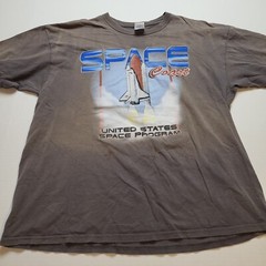 Space Coast T-Shirt Mens XL Rocket Ship United States Gray Tee ♡17