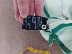 TOMMY HILFIGER XL XL XG YELLOW/GREEN/WHITE POLO SHIRT GOOD USED CONDITION