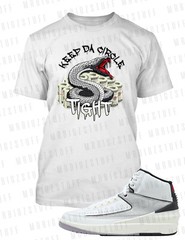 Graphic Street Wear Tee Shirt Match Air J2 Python Sneaker Pro Club Shaka RTP