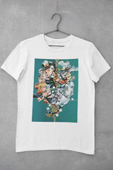 JoJo’s Bizarre Adventure T-Shirt Anime Manga Graphic Tee Retro Unisex apparel