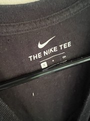Nike Air The Nike Tee Graphic Logo Long Sleeve Crew Neck T-Shirt Black S Men’s