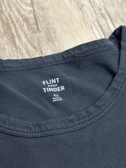 Flint & Tinder Men’s Supima Cotton Crewneck Tee (lot Of 3 ) Size XL Black / Blue