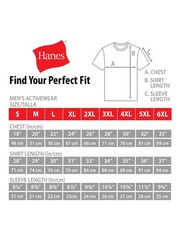 Hanes Mens Long Sleeve Tee Solid Midweight T-Shirt Smoke Texas Orange M Size
