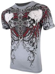 Xtreme Couture by Affliction Men’s T-Shirt Repent Biker Tattoo S-5XL