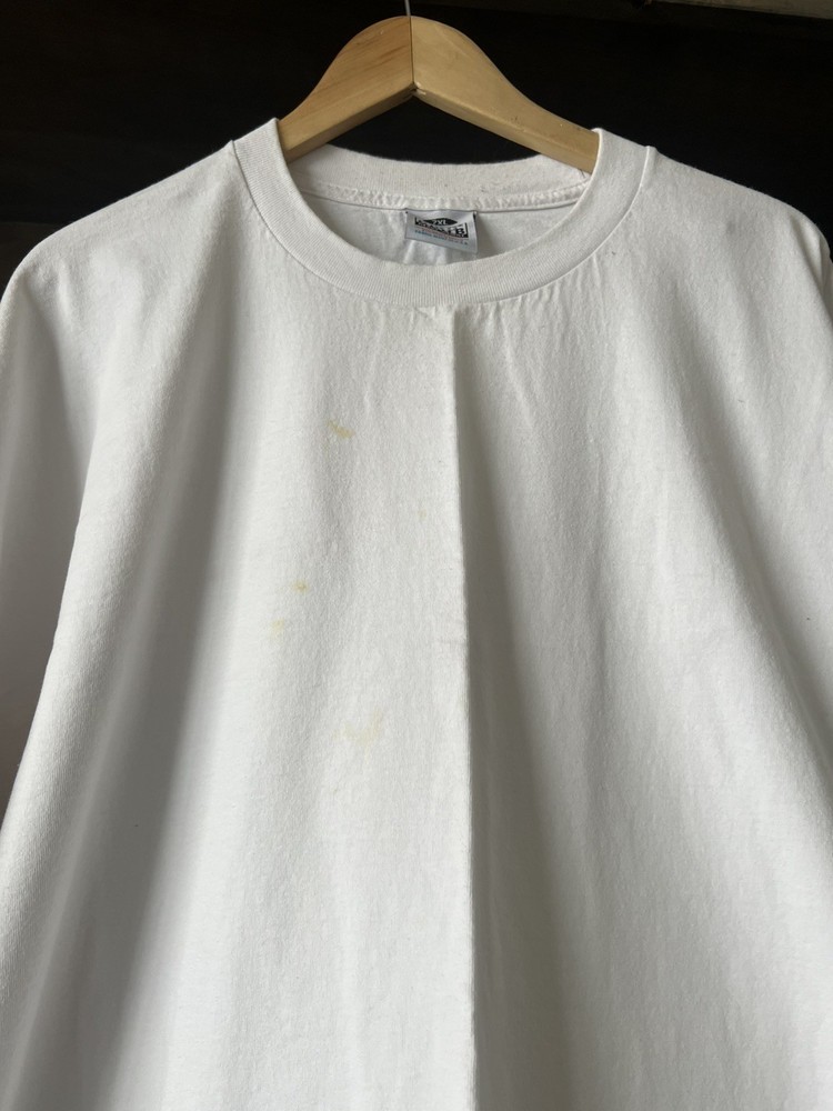 PROCLUB HEAVY WEIGHT SIZE 7XL T-SHIRT WHITE PLAIN PRO CLUB AS IS ITEM EUC
