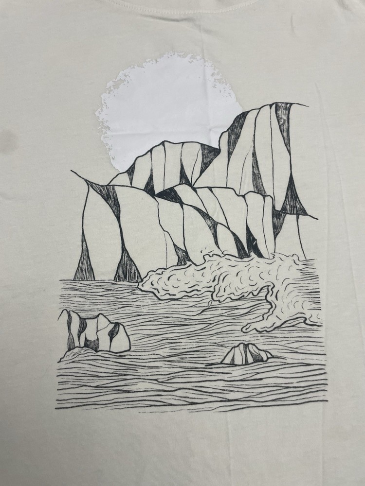Dip Brand Cream 100% Organic Cotton Small Tshirt