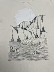 Dip Brand Cream 100% Organic Cotton Small Tshirt