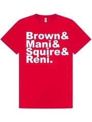 Brown&Mani&Squire&Reni T-shirt / Indie Music / Stone Roses / UNISEX / S-XXL