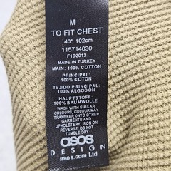 Asos Design DF COLLECTION Thermal T Shirt Olive Green Medium