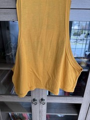 Men’s Yellow Unbranded Body Building Logo Front SzM”VERY VERY RARE”