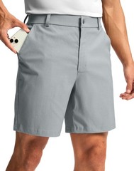 Men’s Golf Dress Shorts 5″/ 7″/ 9″ Stretch Casual Work Flat Front Shorts for …